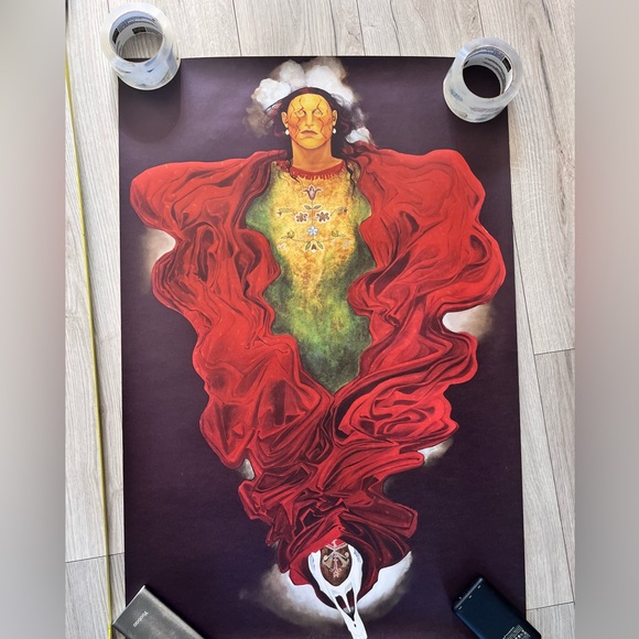 Other - CJ Wells Native American Indian Print Art Poster 36 x 24